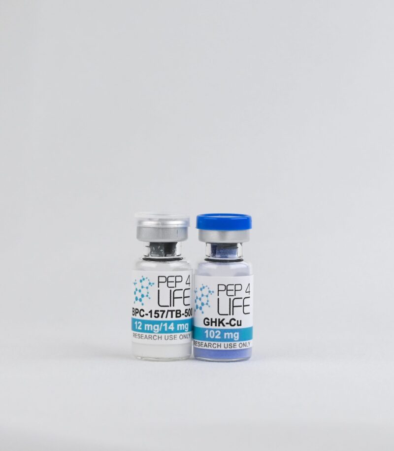 GLOW- Large Size Bundle, BPC20mg+TB500 20mg + GHK-Cu100mg