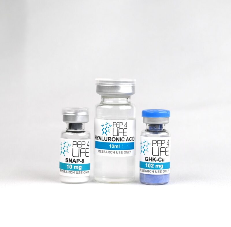 HGS Serum (Hyaluronic Acid, GHK-Cu, Snap 8) 1 oz Cobalt Blue Dropper Bottle
