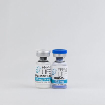 GLOW-Small Size Bundle BPC5mg/TB500 5mg/GHK-Cu50mg